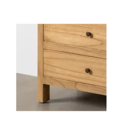 Komoda ATARNO 65 cm drewno mindi naturalna