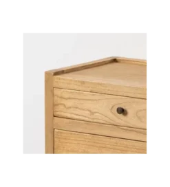 Komoda ATARNO 65 cm drewno mindi naturalna