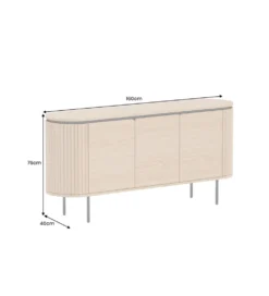 Komoda ATELIER 160 cm kolor drewna dębu