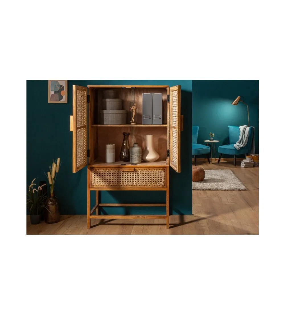 Komoda Bamboo Lounge 140 cm drewno mango
