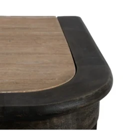 Komoda barek wyspa ISLA 155 cm drewno mango marumur