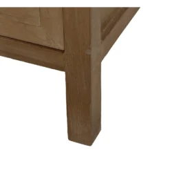 Komoda BATARU 90 cm drewno paulowni naturalna