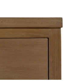Komoda BATARU 90 cm drewno paulowni naturalna