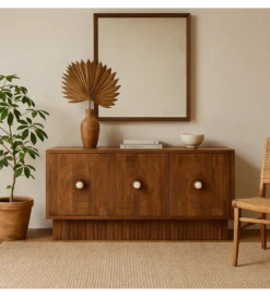 Komoda BERCA 150 cm drewno mango
