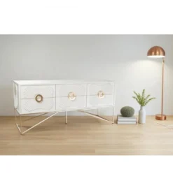 Komoda BORNEO 160 cm w kolorze dąb artisan