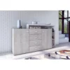 Komoda BOTA 180 cm w optyce betonu
