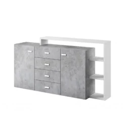 Komoda BOTA 180 cm w optyce betonu