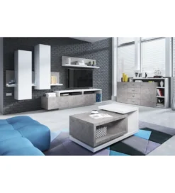 Komoda BOTA 180 cm w optyce betonu