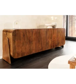 Komoda BRASIL 175 cm drewno mango brązowa