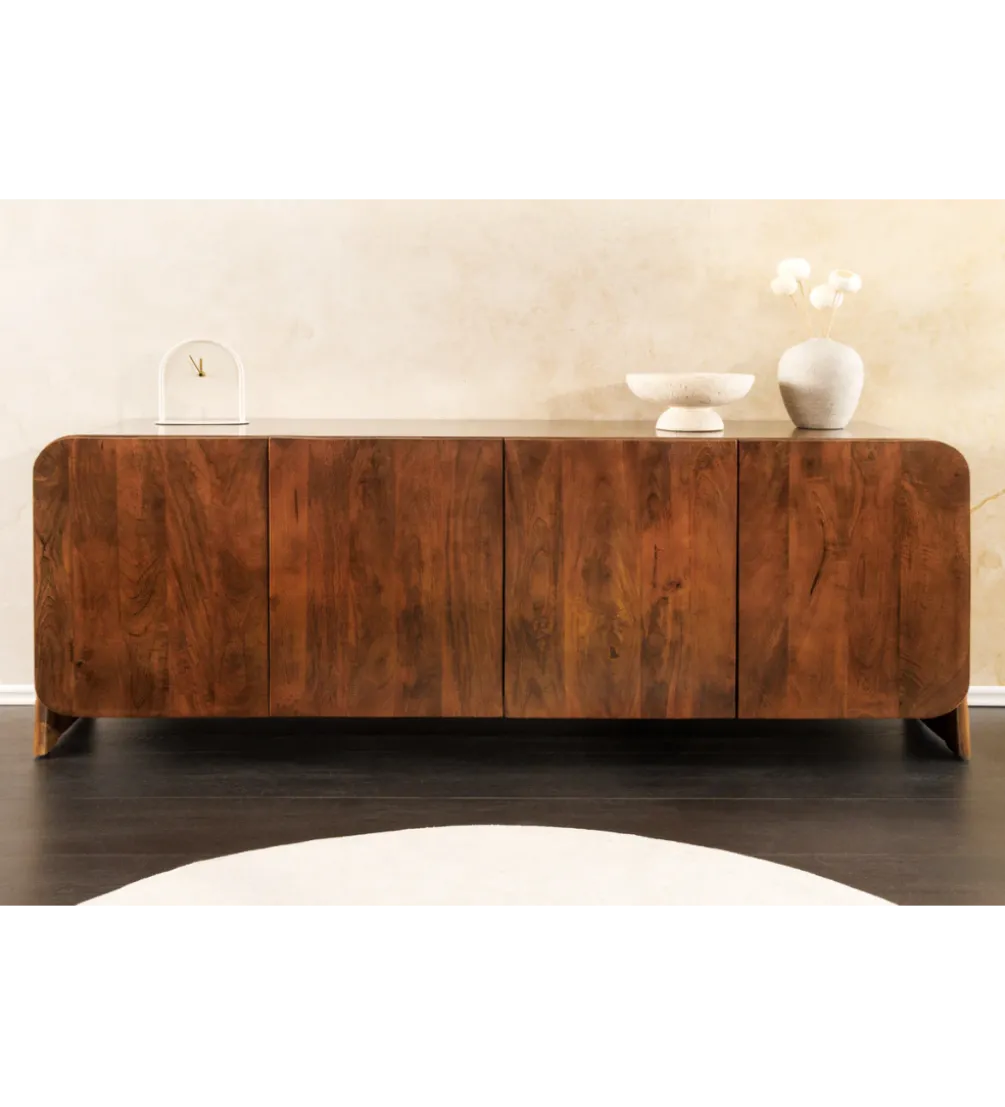 Komoda BRASIL 175 cm drewno mango brązowa