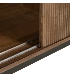 Komoda BUTEL 180 cm drewno mango naturalna