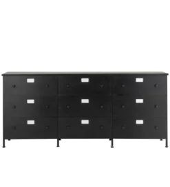 Komoda CADE 175 cm czarna