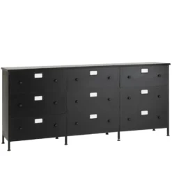 Komoda CADE 175 cm czarna
