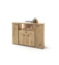 Komoda CAMPINAS 165 cm w optyce dąb bianco