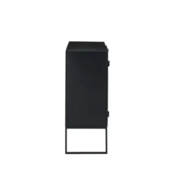 Komoda CANE PANE 89 cm naturalna czarna