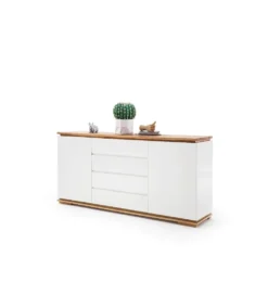 Komoda CHIARO 170 Cm Biało kremowa