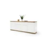 Komoda CHIARO 180 cm biało kremowa
