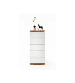 Komoda CHIARO 50 Cm biało kremowa