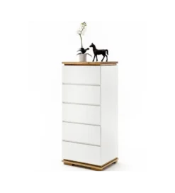 Komoda CHIARO 50 Cm biało kremowa