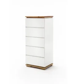 Komoda CHIARO 50 Cm biało kremowa