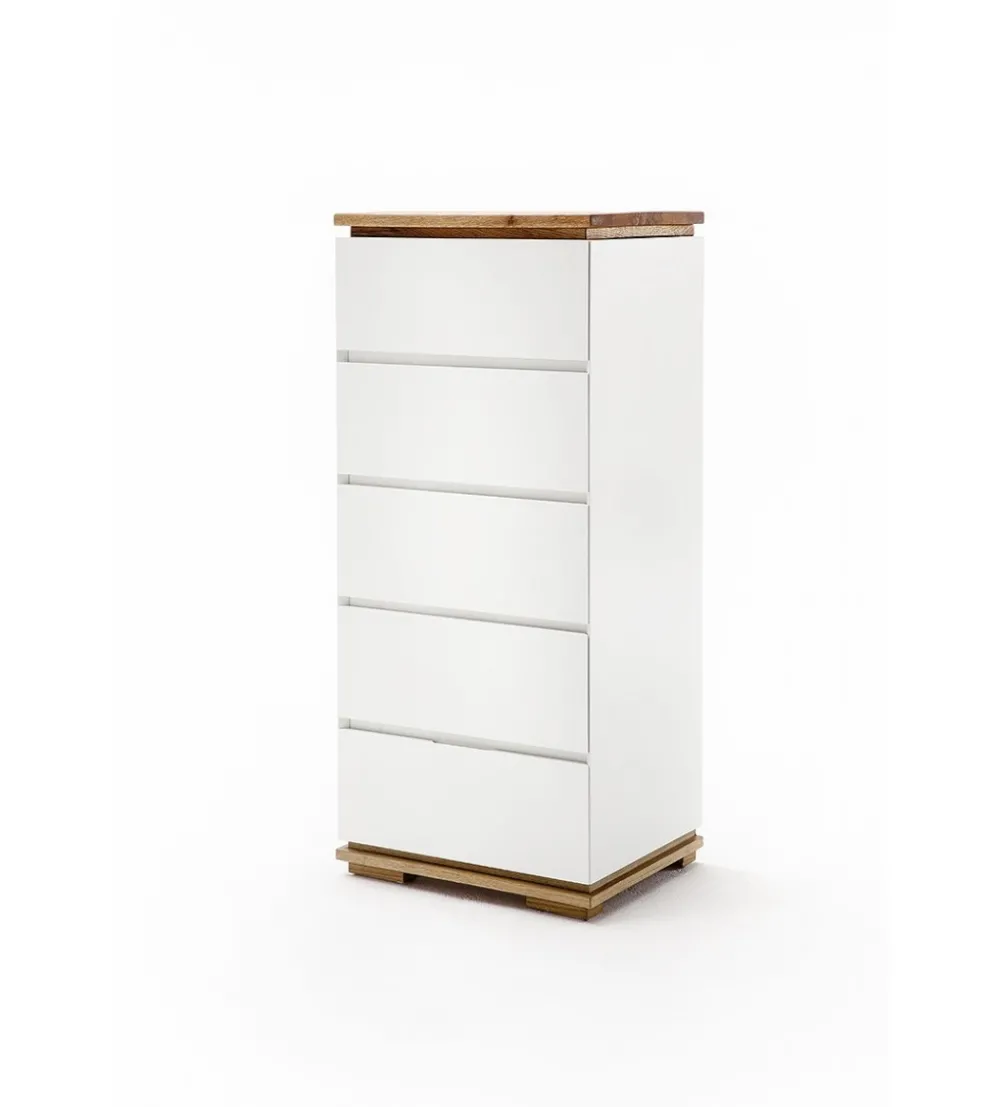 Komoda CHIARO 50 Cm biało kremowa