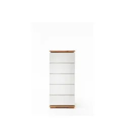 Komoda CHIARO 50 Cm biało kremowa