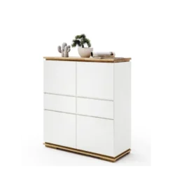 Komoda CHIARO 100 Cm biało kremowa