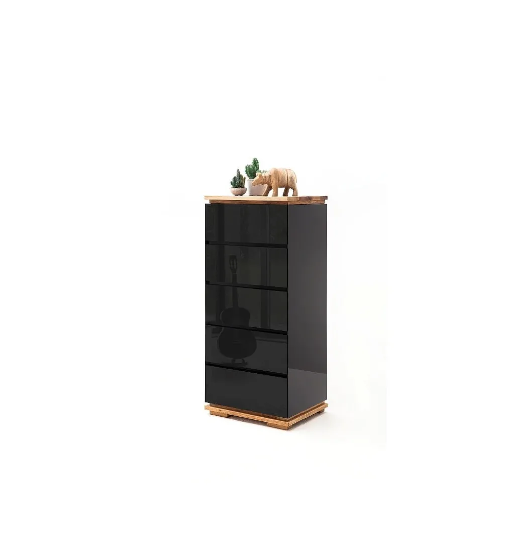 Komoda CHIARO 50 cm czarna