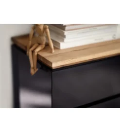 Komoda CHIARO 170 cm czarna