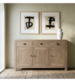 Komoda COTTAGE 135 cm drewno sosny