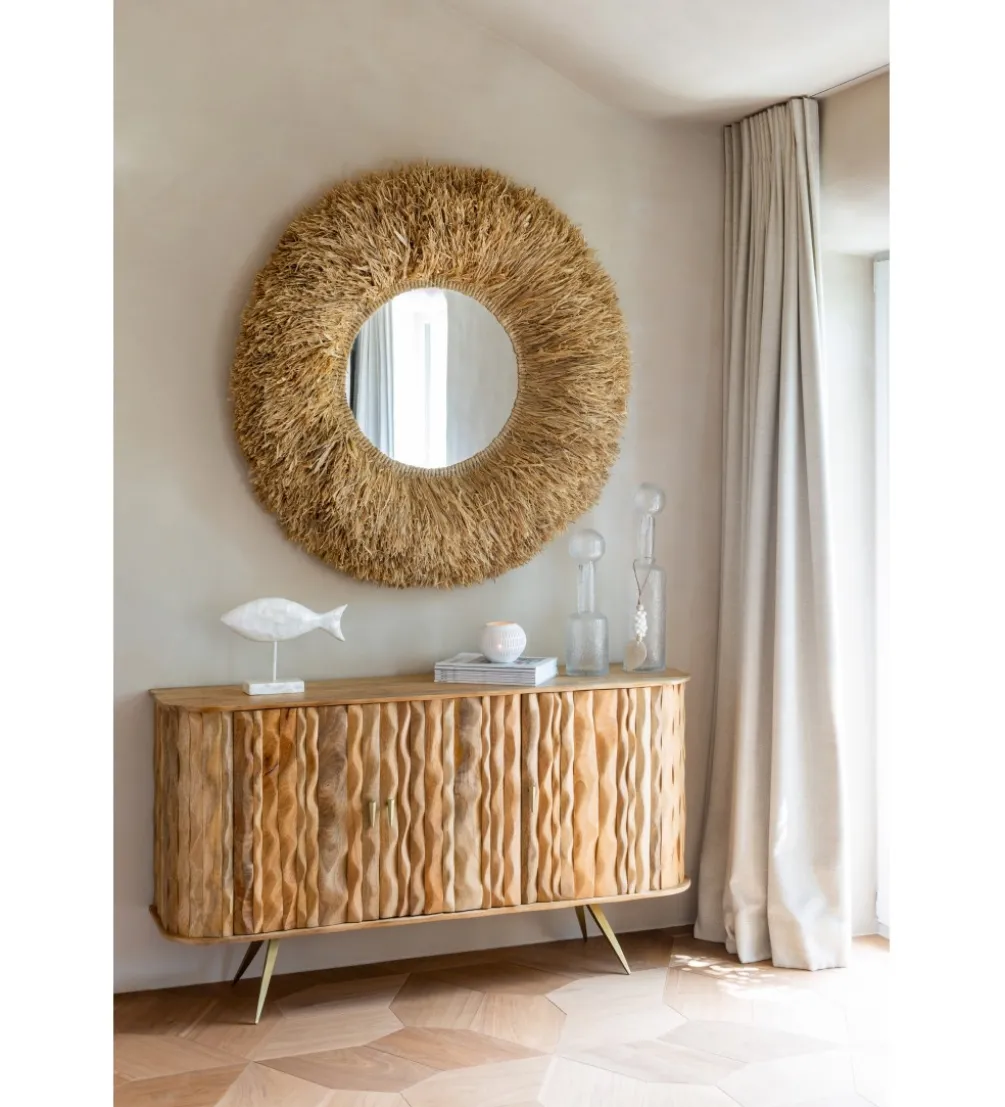 Komoda CURVE 152 cm naturalna