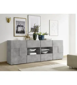 Komoda DAMA 241 Cm w optyce betonu