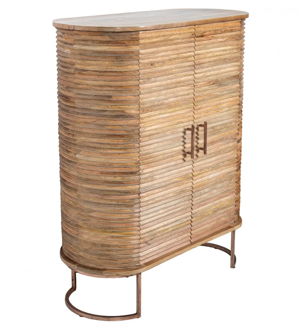 Komoda DATAT 90 cm drewno mango