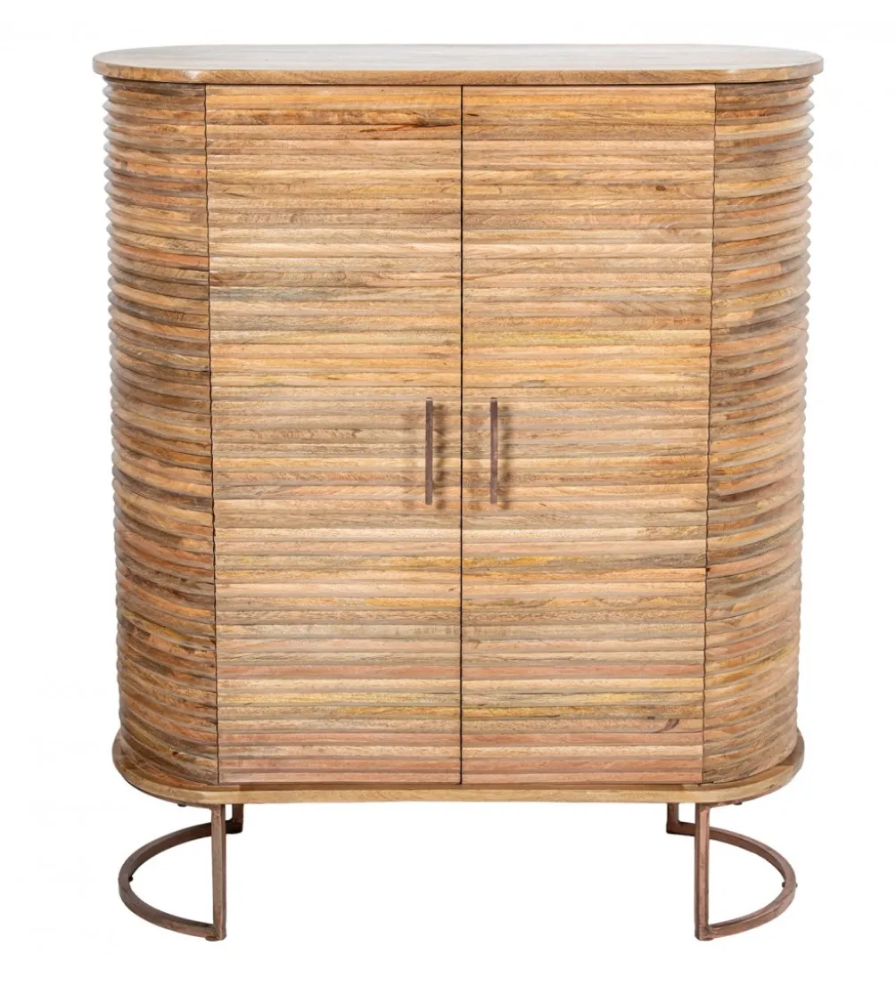 Komoda DATAT 90 cm drewno mango