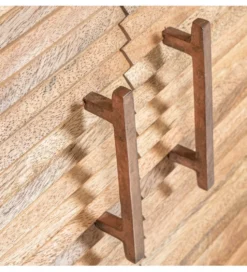 Komoda DATAT 90 cm drewno mango
