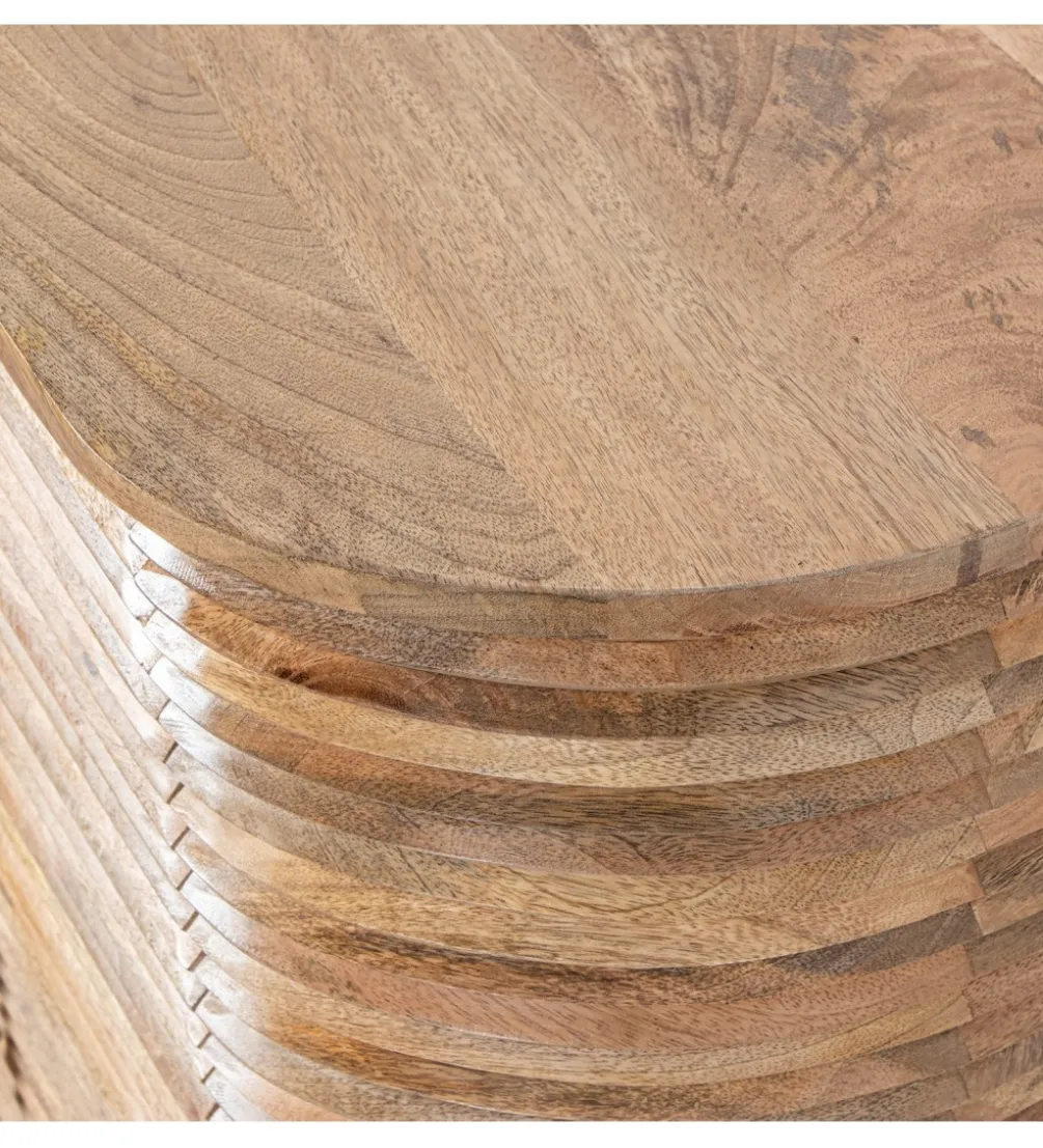 Komoda DATAT 90 cm drewno mango