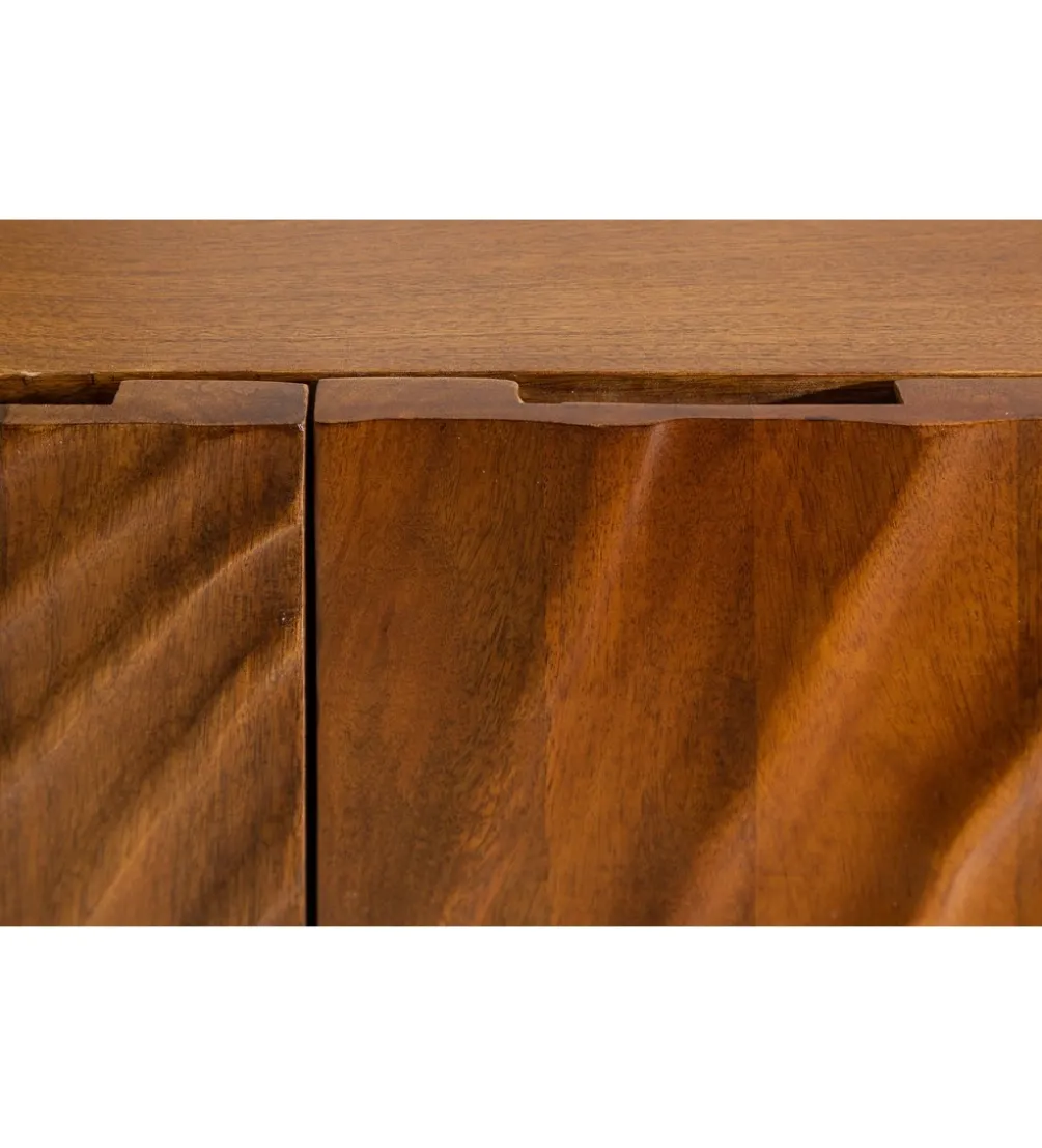 Komoda Davide 177 cm drewno mango brąz