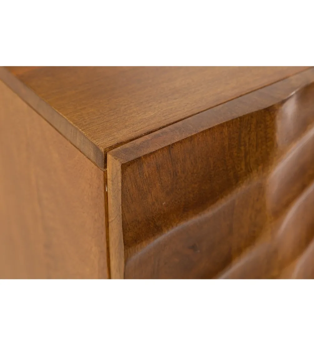 Komoda Davide 177 cm drewno mango brąz