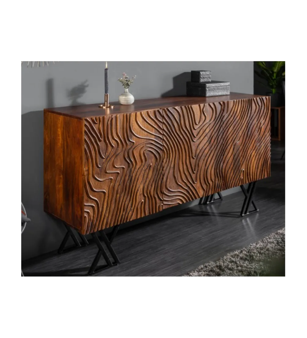 Komoda DAVIDE Scorpion Fluid 160 Cm drewno mango