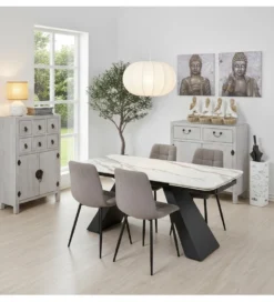 Komoda DECAPE 80 cm przecierana biel