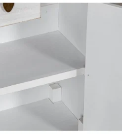 Komoda DECAPE 100 cm przecierana biel