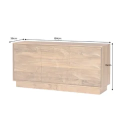 Komoda DESERT 160 cm drewno akacja naturalna