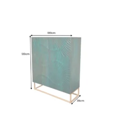 Komoda DORRATO 120 cm drewno biały