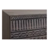 Komoda 3D TRIBAL 120 cm drewno mango ciemny brąz