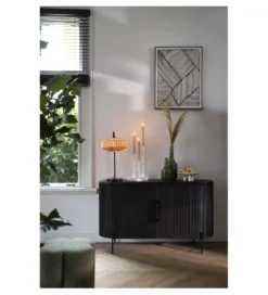 Komoda DUMOSI 140 cm czarna