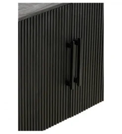 Komoda DUMOSI 140 cm czarna