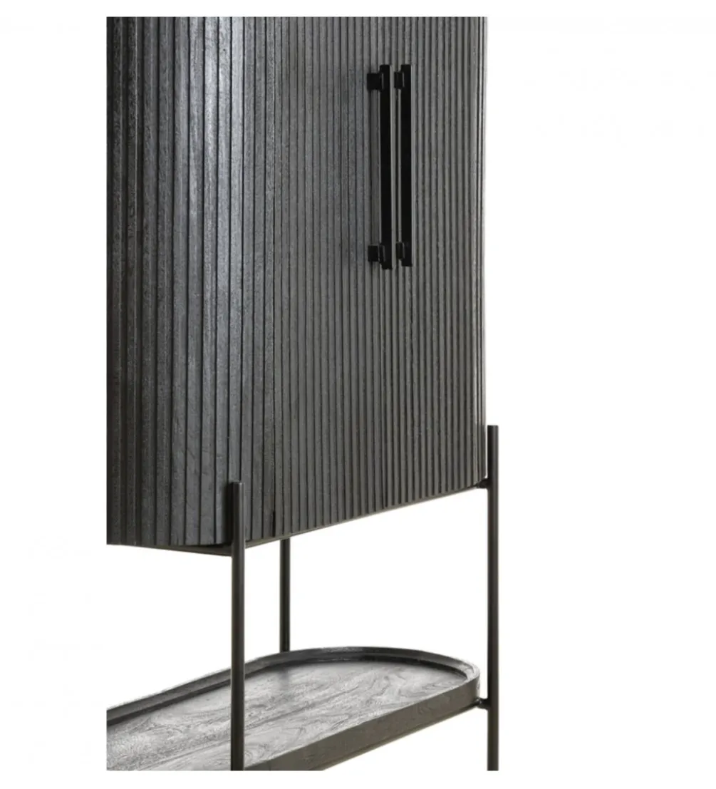 Komoda DUMOSI 165 cm czarny