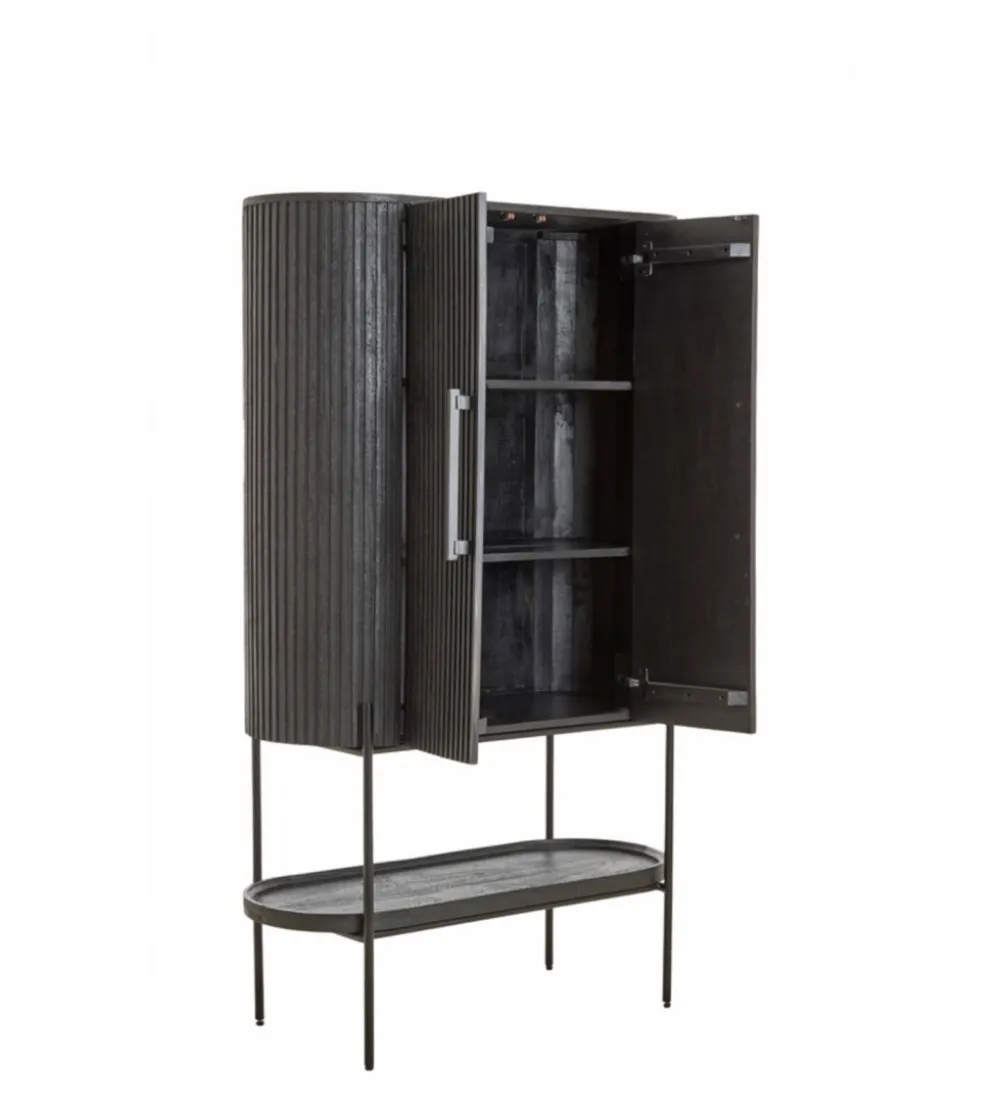 Komoda DUMOSI 165 cm czarny