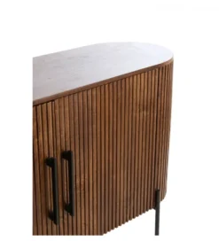 Komoda DUMOSI 140 cm naturalna brązowa