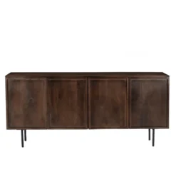 Komoda ELANI 180 cm drewno mango brązowa